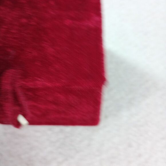 Hand Painted Glass Christmas Ornament Red Snowman in Original Velvet Gift Box - Picture 10 of 10